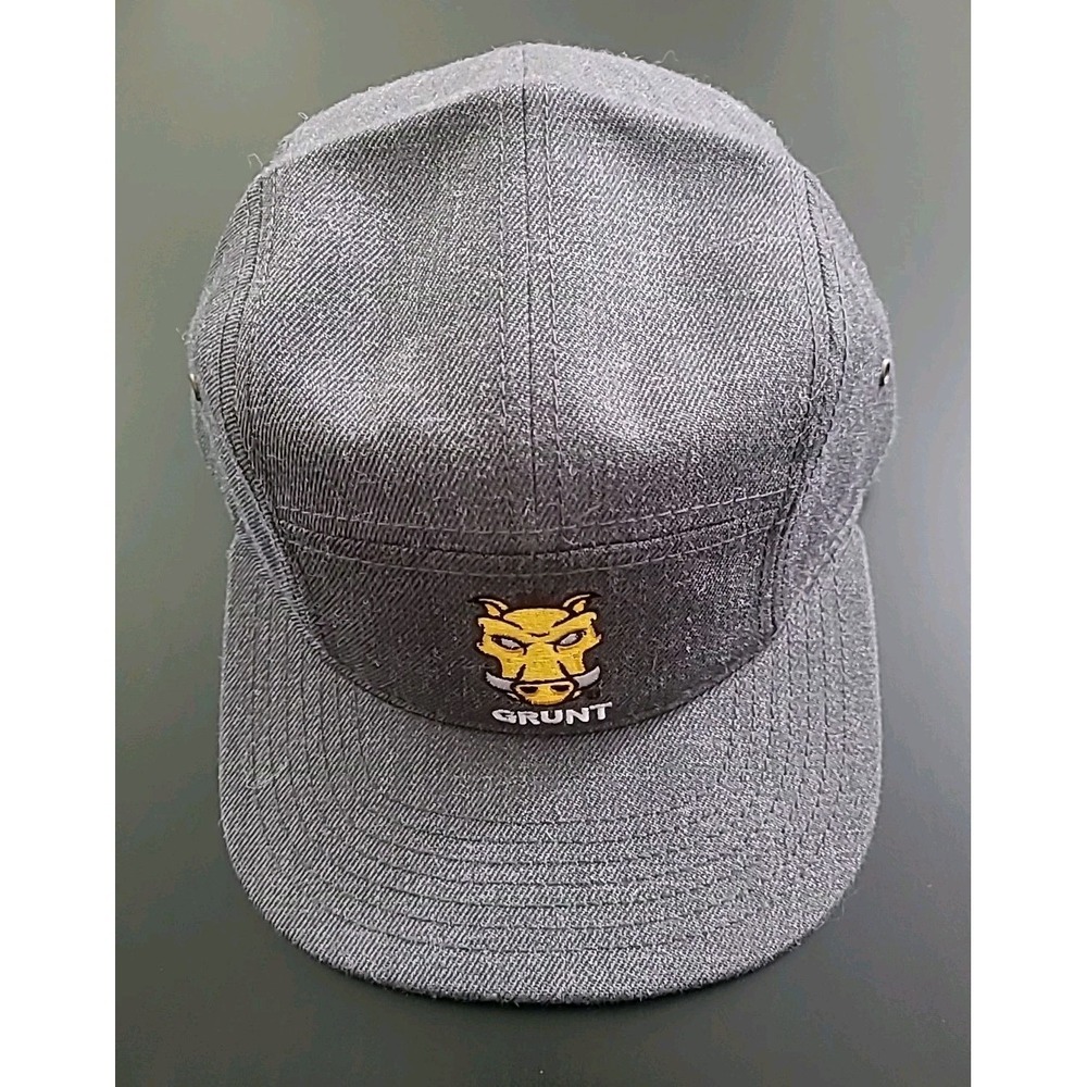Grunt‎ Warthog Cap Hat Strapback Adjustable Dark Gray Cap America